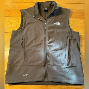 The North Face Dark Brown Fleece Vest